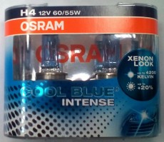 Крушки H4 OSRAM COOL BLUE INTENSE+20% повече светлина с ксенон ефект-4200K
Цена-30лвкт.